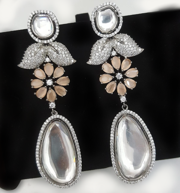 Mirrored Drop Earrings