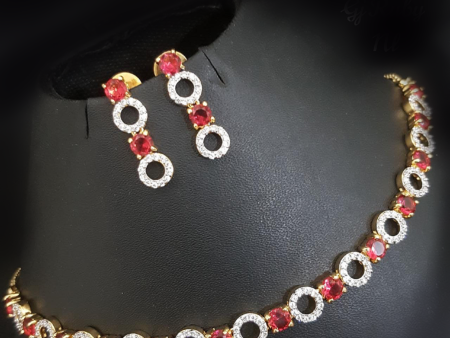 Ring Embellishment Necklace Set