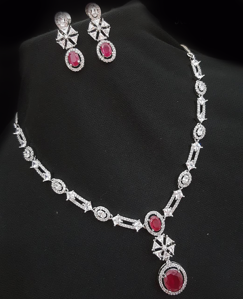Opal Drop Necklace Set - Heera Collection