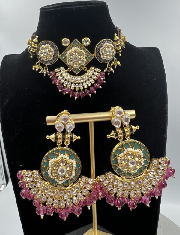Royal Jadau Kundan Necklace Set