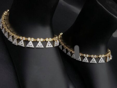 Triangle Anklets