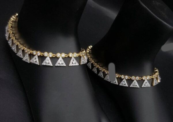 Triangle Anklets